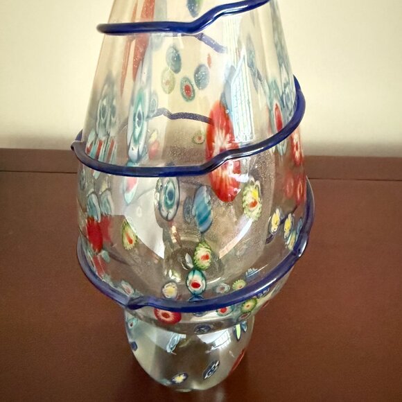 Large Vintage Murano Millefiori Glass Christmas Tree - Picture 5 of 12